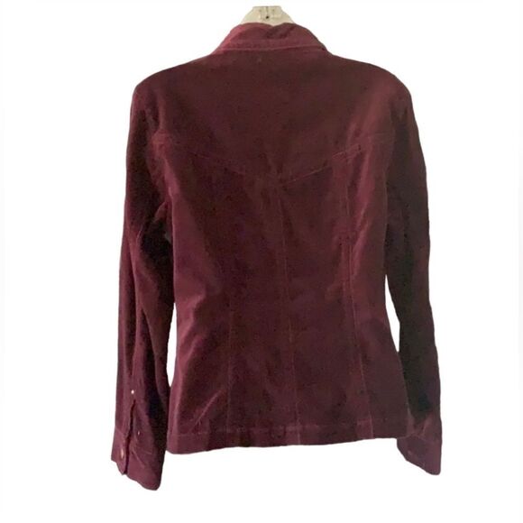 NWT Cabi plum velvet jacket, M - Picture 3 of 6